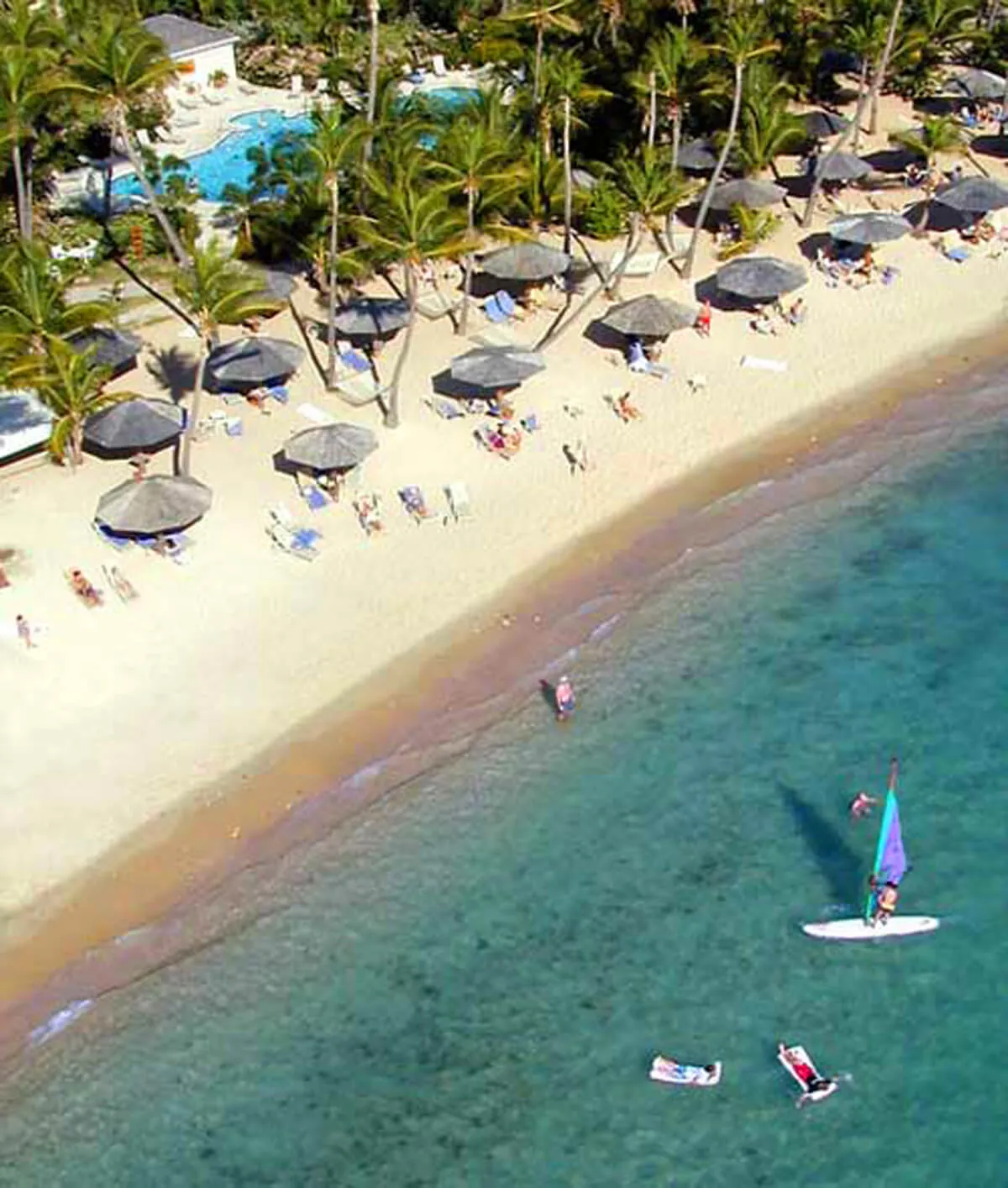 Curtain Bluff Resort beach in Antigua