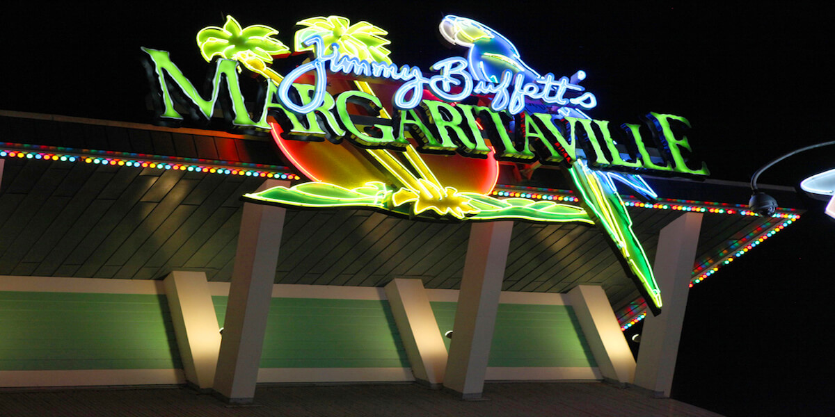 Jimmy Buffet's Margaritaville sign