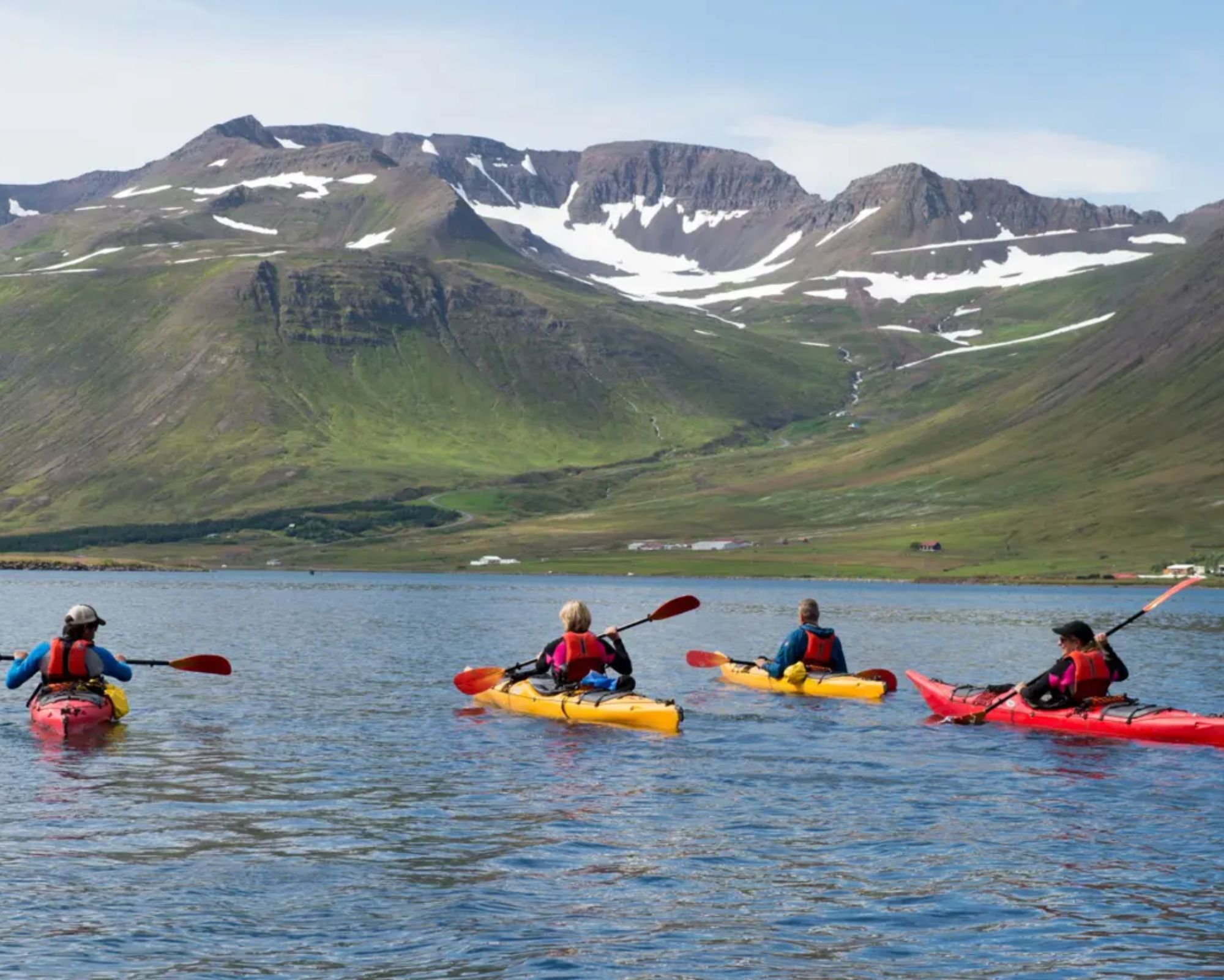 Paddling through Iceland’s summer stillness, for a front-row view of nature at its most breathtaking.