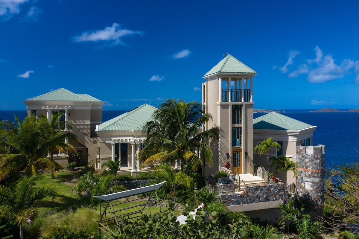 Panoramic landscape views surrounding the villa