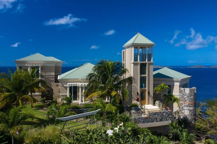 Panoramic landscape views surrounding the villa