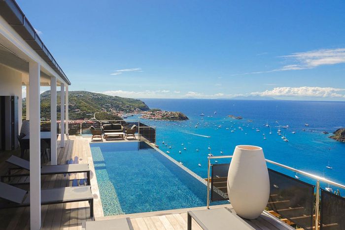 Look out toward Gustavia Harbor