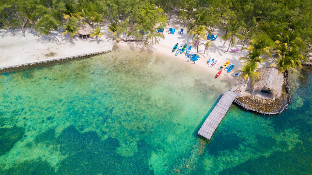 Thatch Caye villa photo.