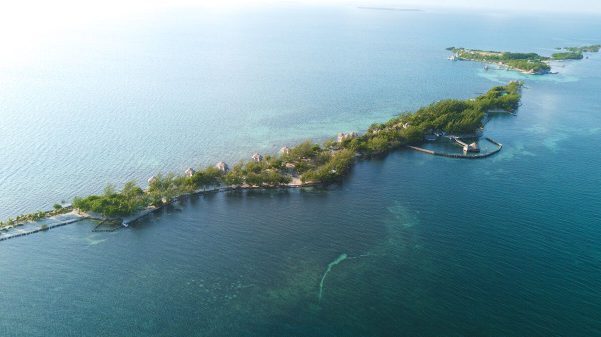Thatch Caye villa photo.