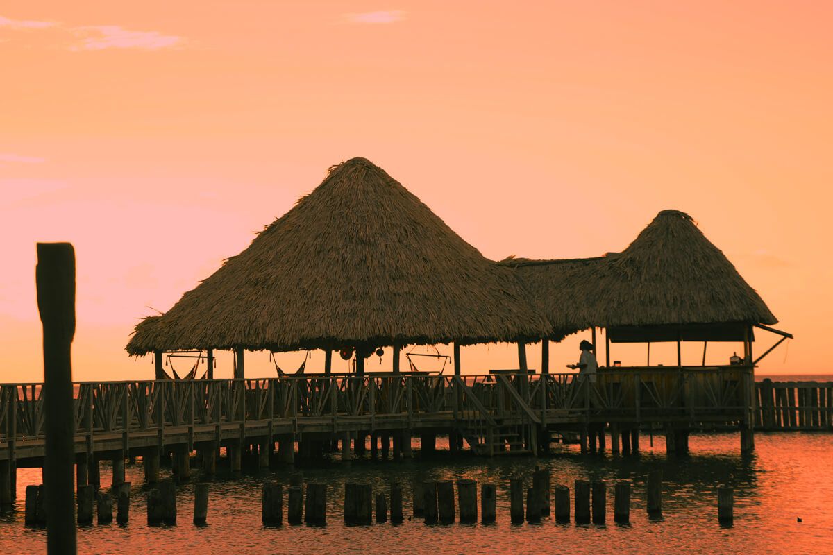 Thatch Caye villa photo.