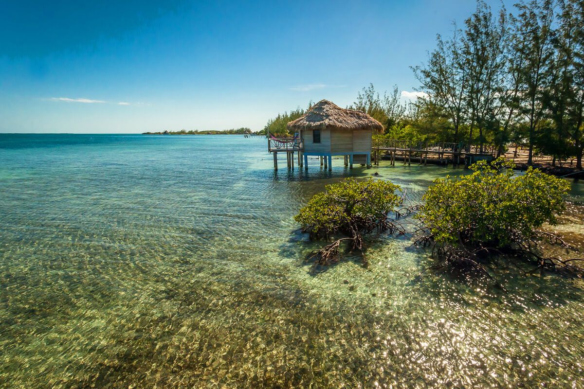 Thatch Caye villa photo.