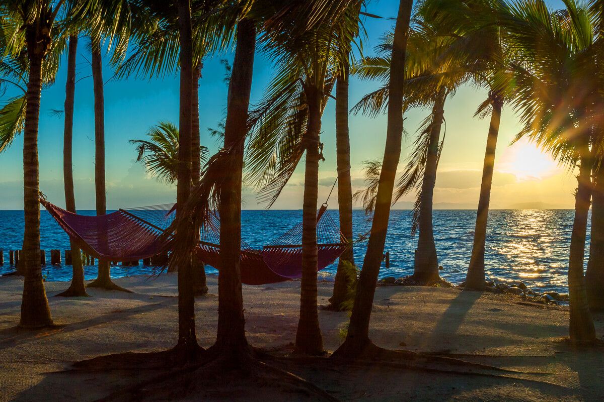 Thatch Caye villa photo.