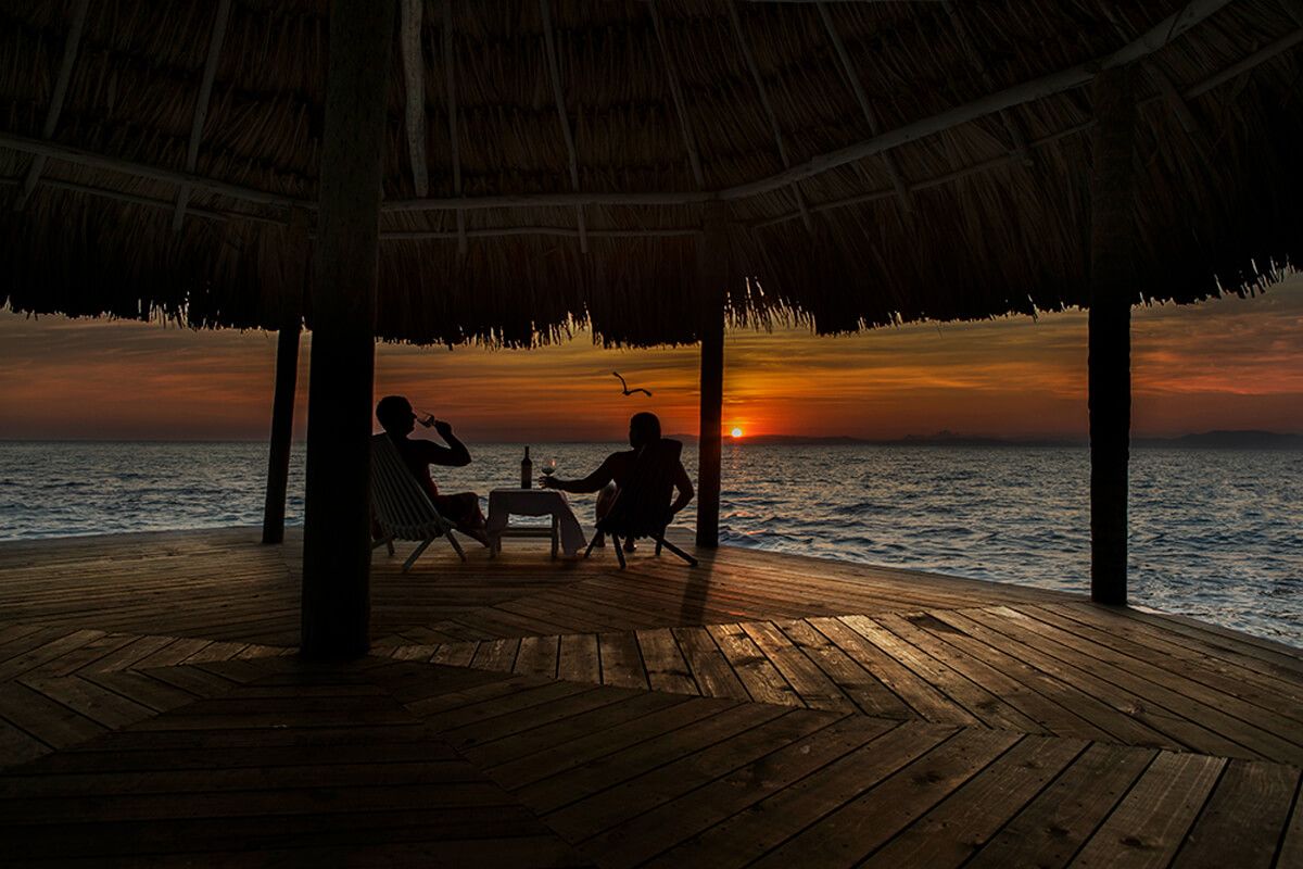 Thatch Caye villa photo.