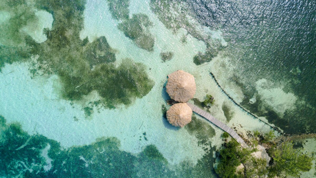 Thatch Caye villa photo.