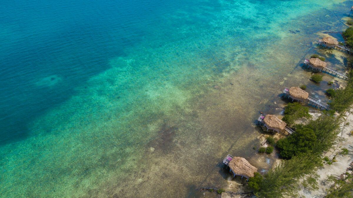 Thatch Caye villa photo.