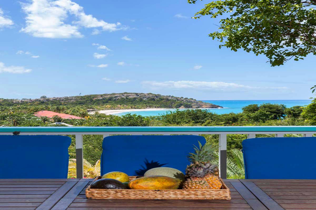 Dining with bay views