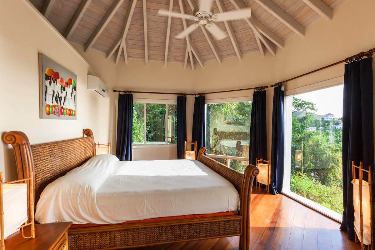 Bedroom suite has great views as well