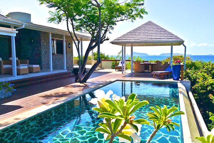 Crescent Beach Villa is located above Crescent Beach and has amazing ocean views