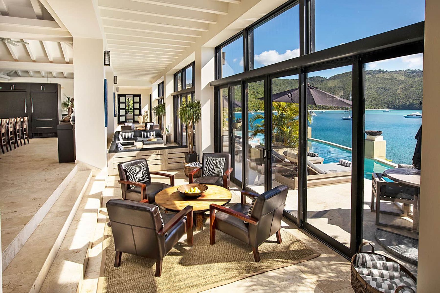 Lower Living Room Pool Access