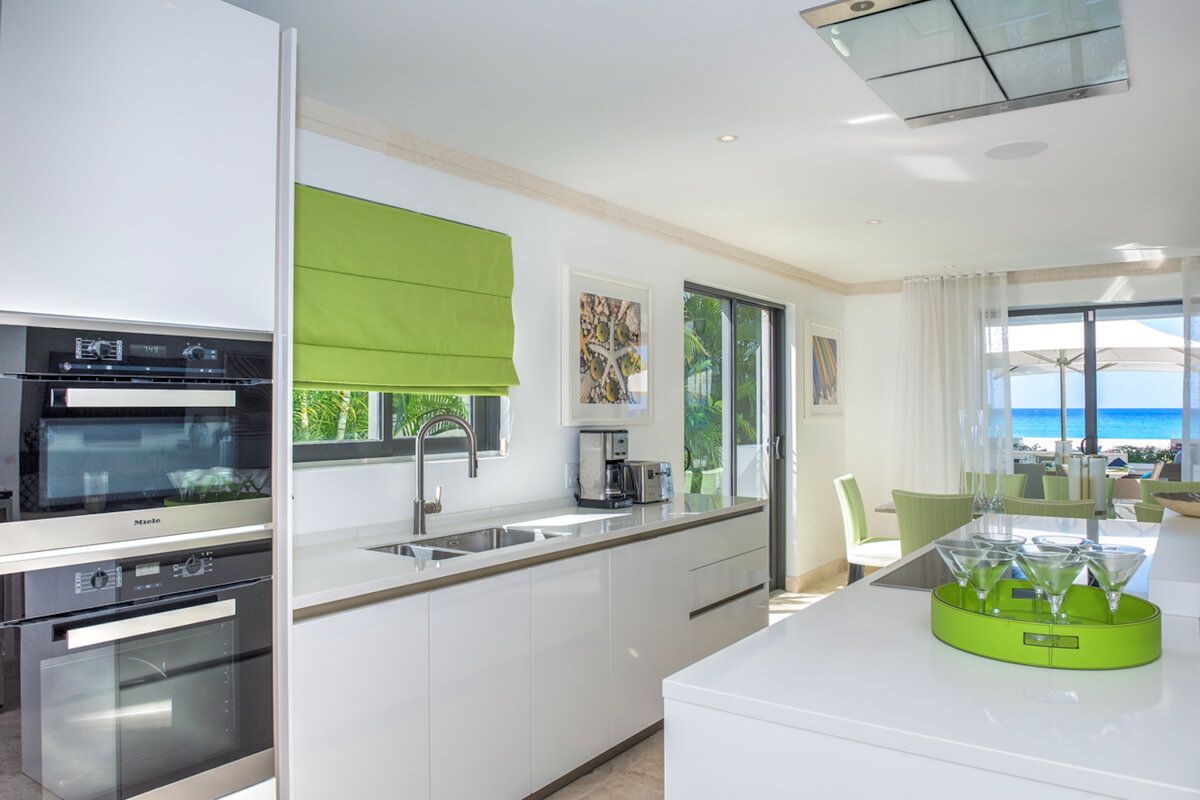 The kitchen is well-equipped