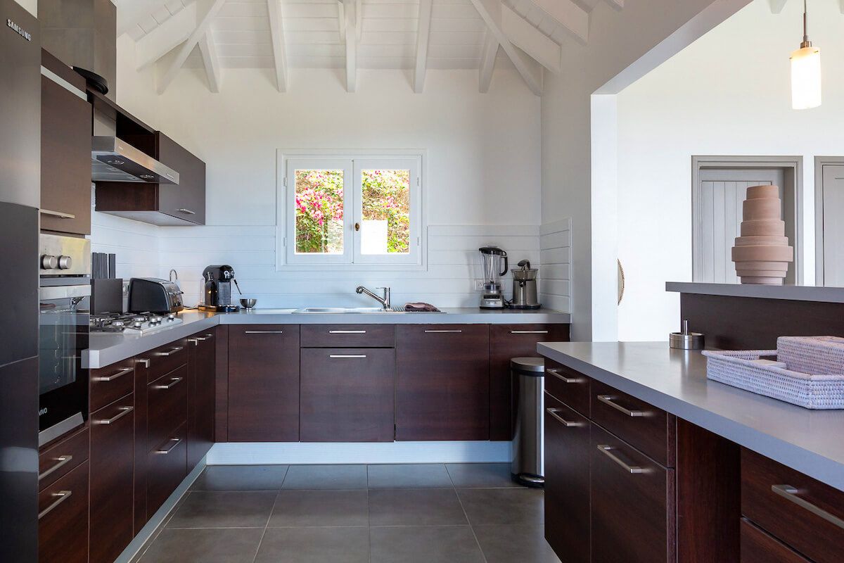 A well-equipped kitchen