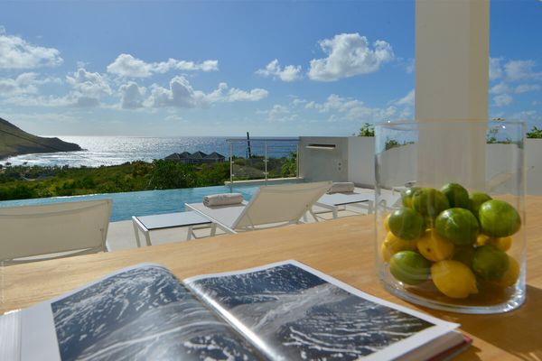 South Wave Villa is located over Toiny Bay and has great ocean views