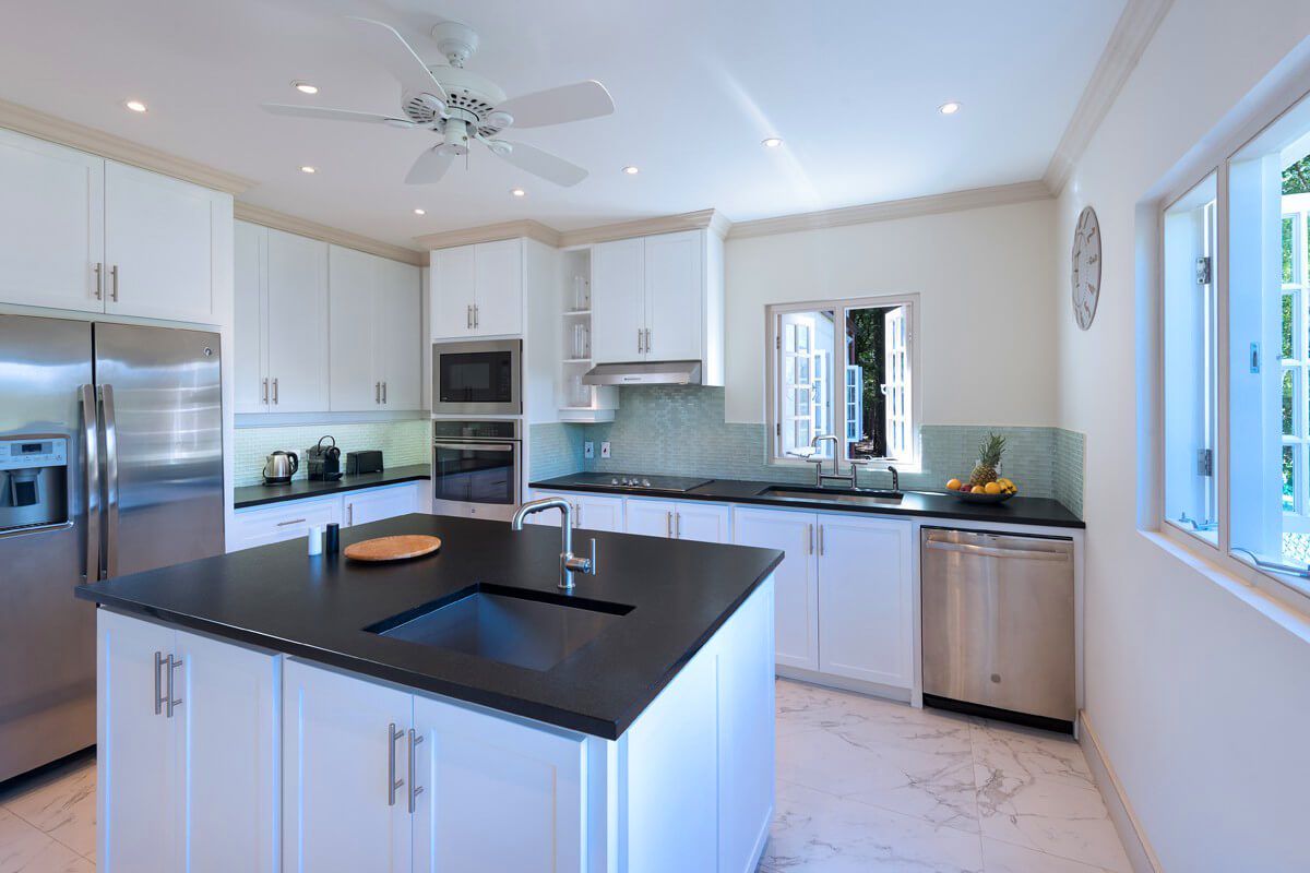 A well-equipped kitchen
