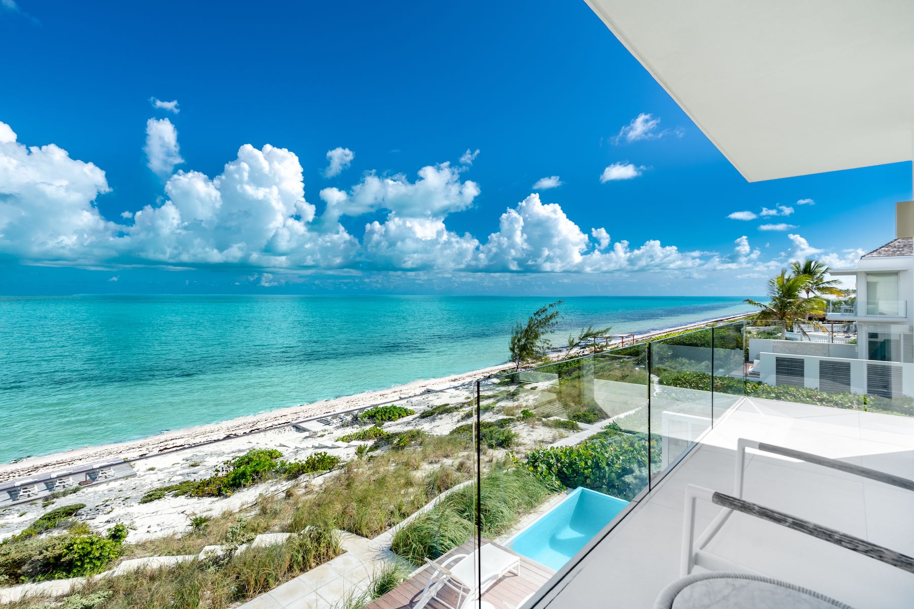 Views from the master bedroom terrace