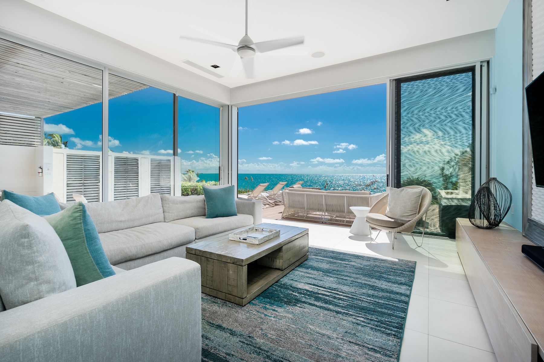 Living area with views