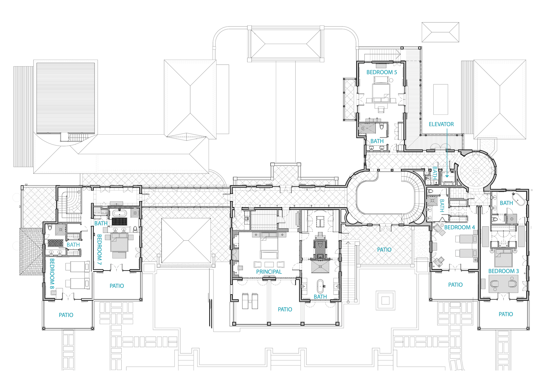 Main House 2nd floor