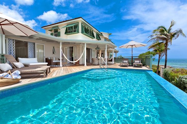 Emily House Villa is located on the southernmost end of Barbados right on the ocean