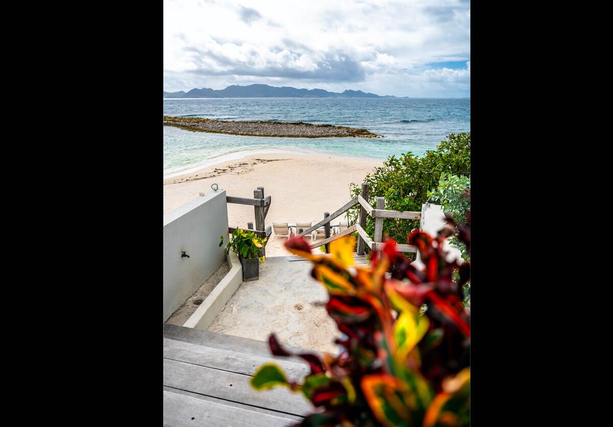Stairs to the beach