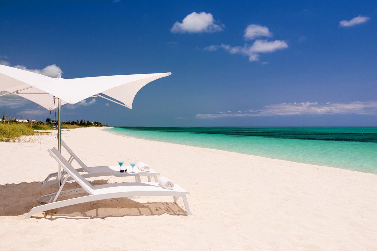 Seaclusion is located on a beautiful stretch of Grace Bay Beach