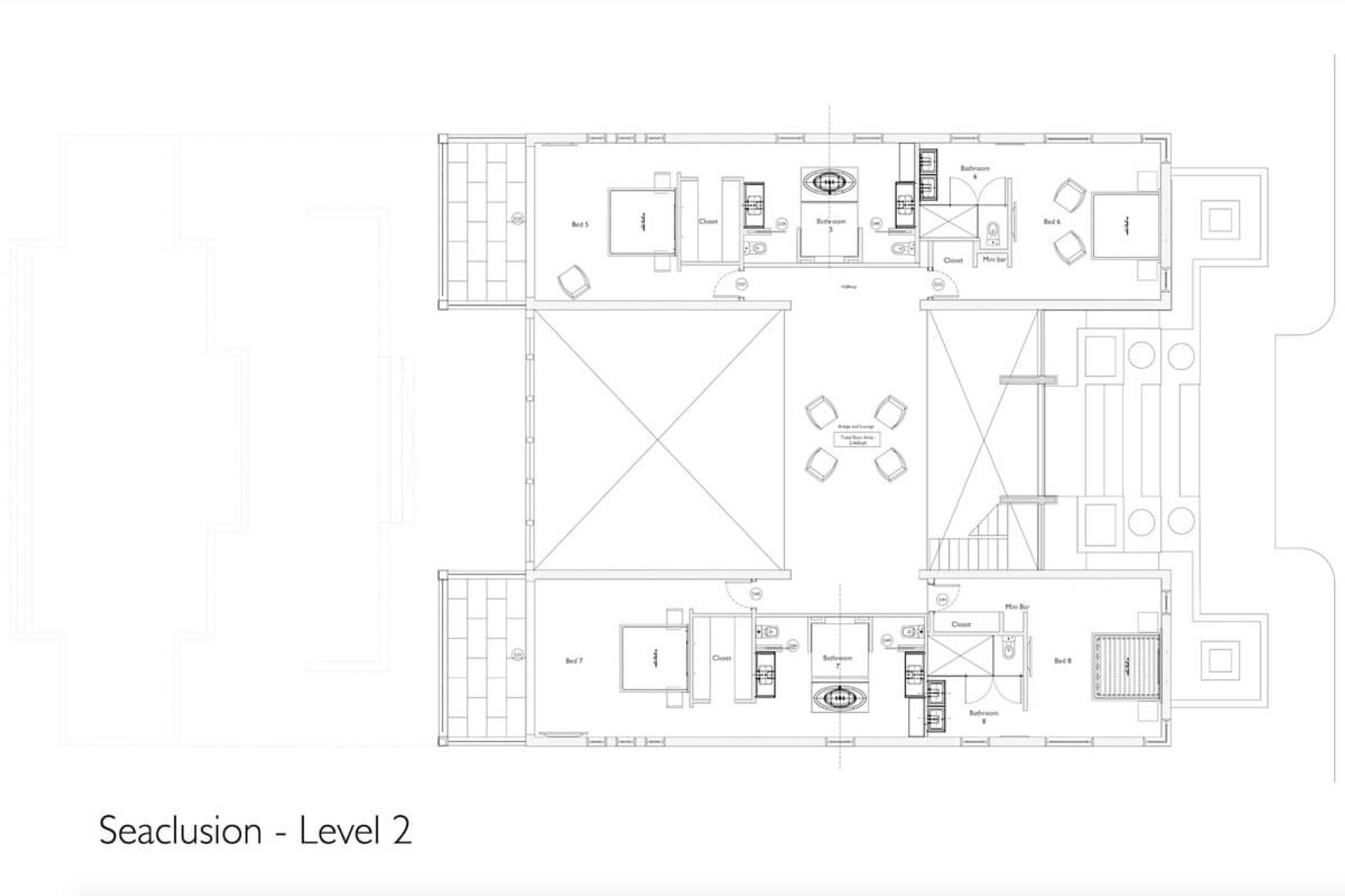 Seaclusion Villa floor plans