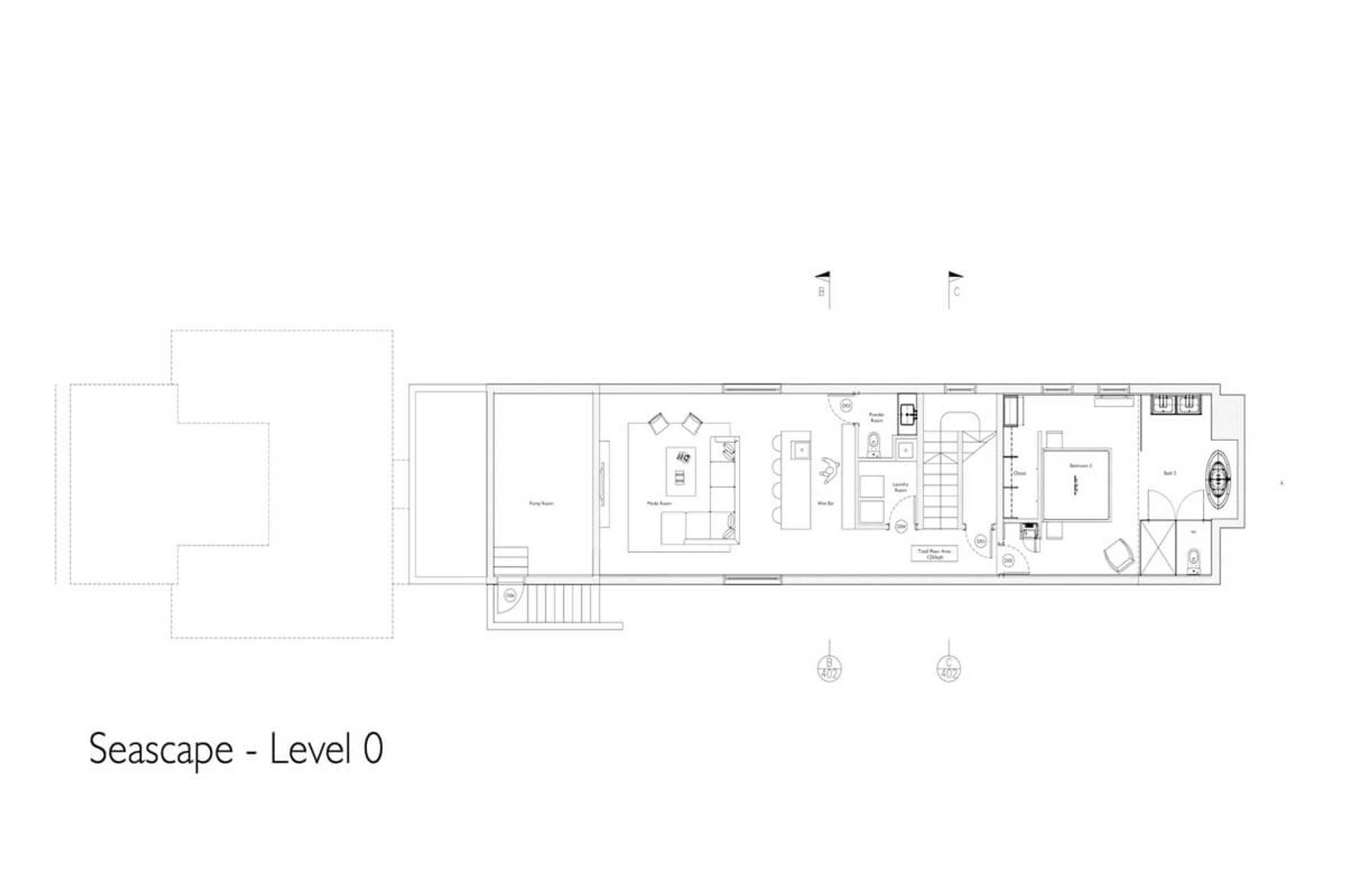 Seascape Villa floor plans