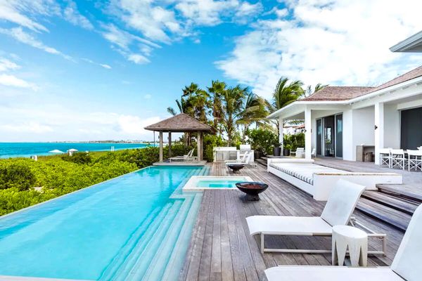 Portofino sits directly on Grace Bay Beachfront and each have private infinity pools 