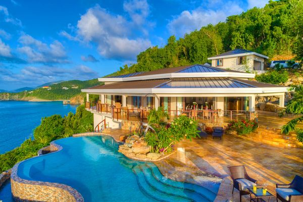 My All Villa is located between Trunk Bay and Cooper Bay