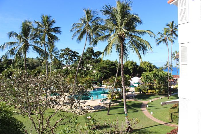 The view from the balcony of Glitter Bay 310 Coral Isle