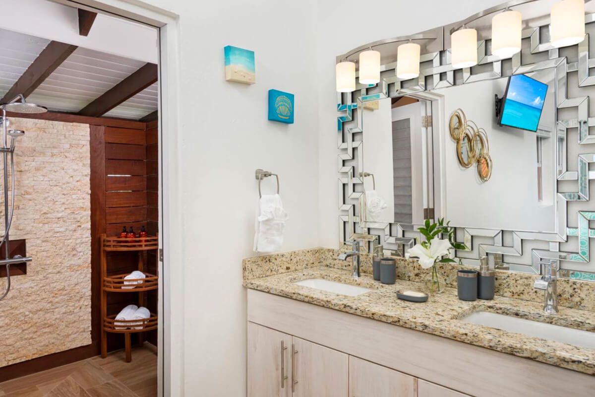 En suite bathroom