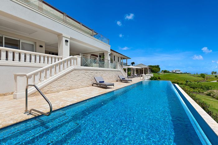 Spectacular pool at Cocomaya - sits right on the golf course