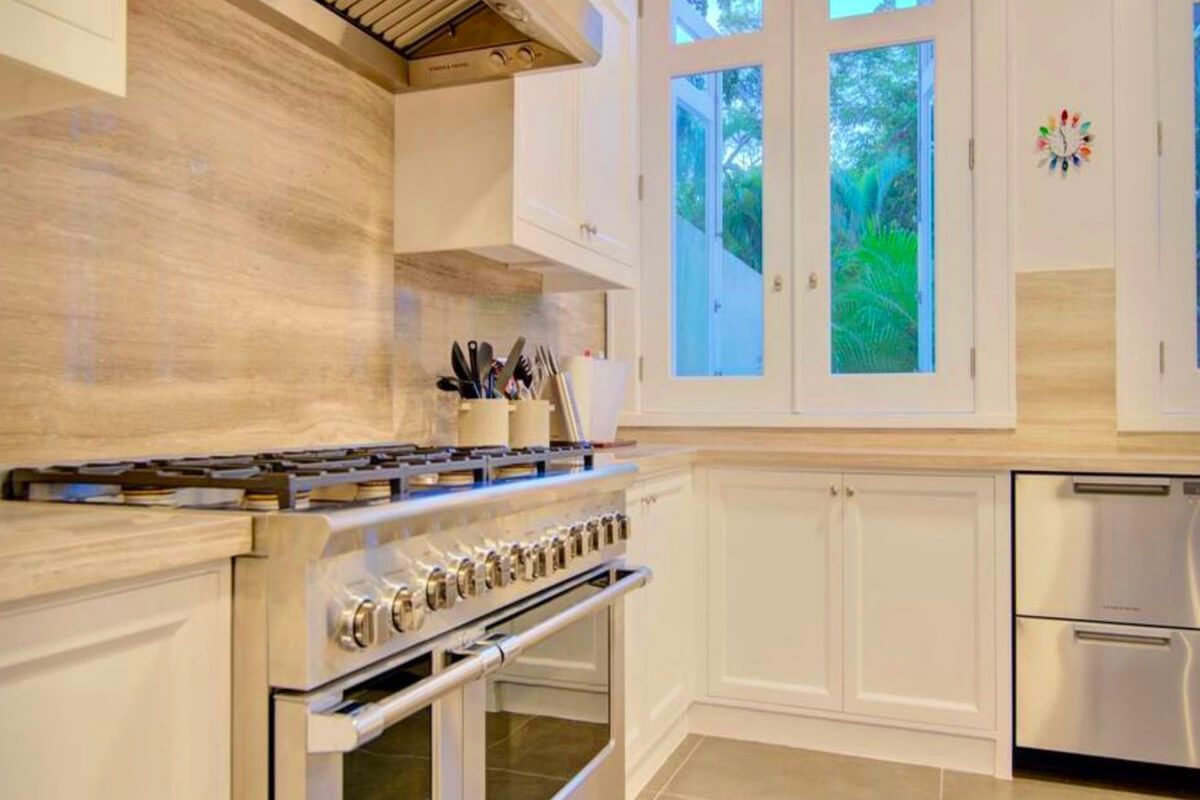 A well-equipped kitchen