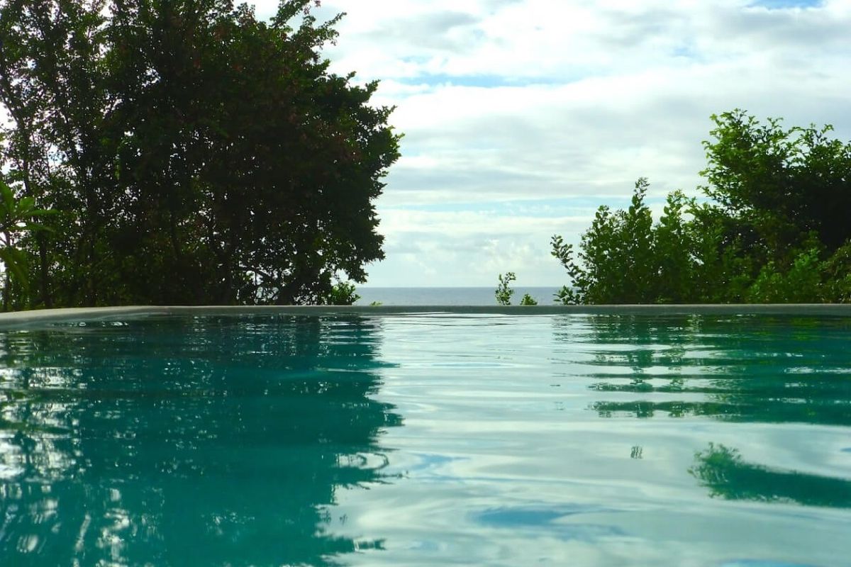 Freshwater infinity edge pool 
