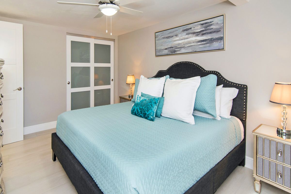 Apartment king bedroom