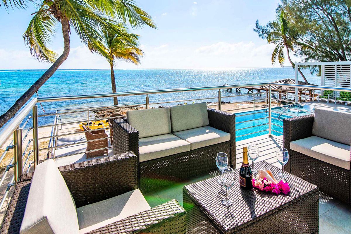 Patio by the pool