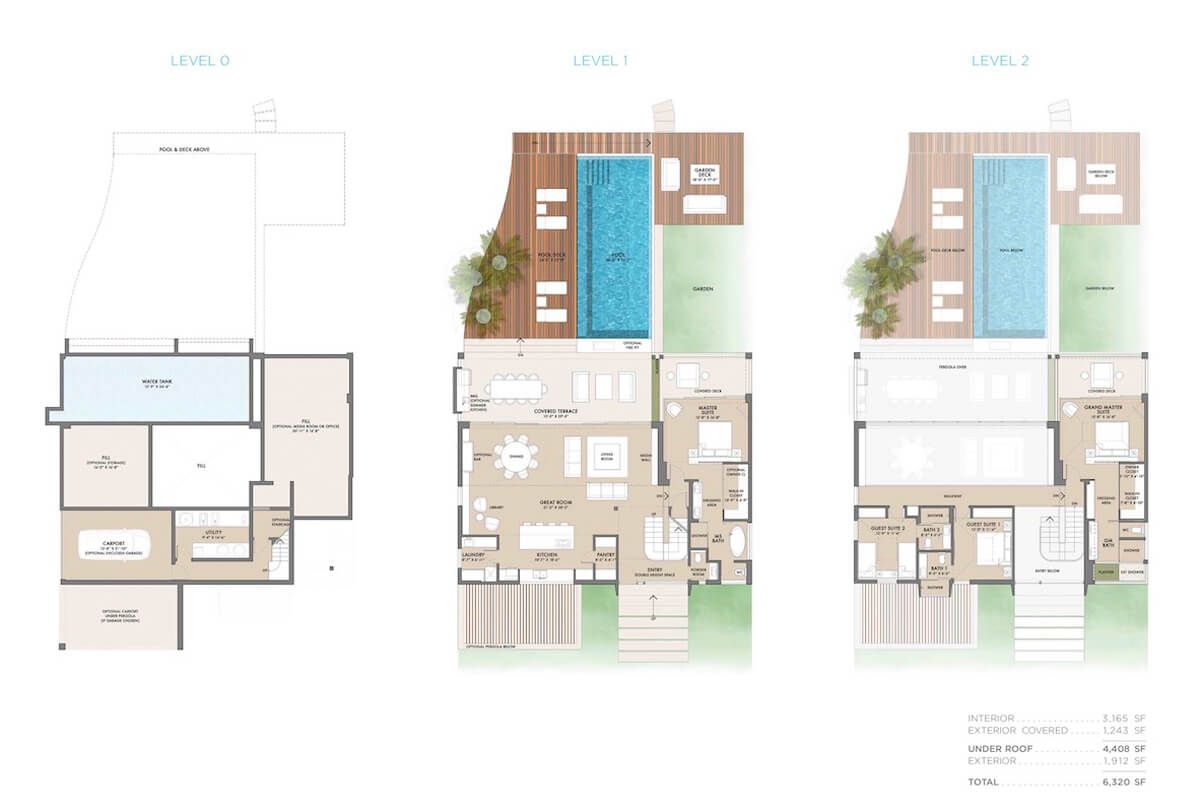 4 Bedroom floor plan