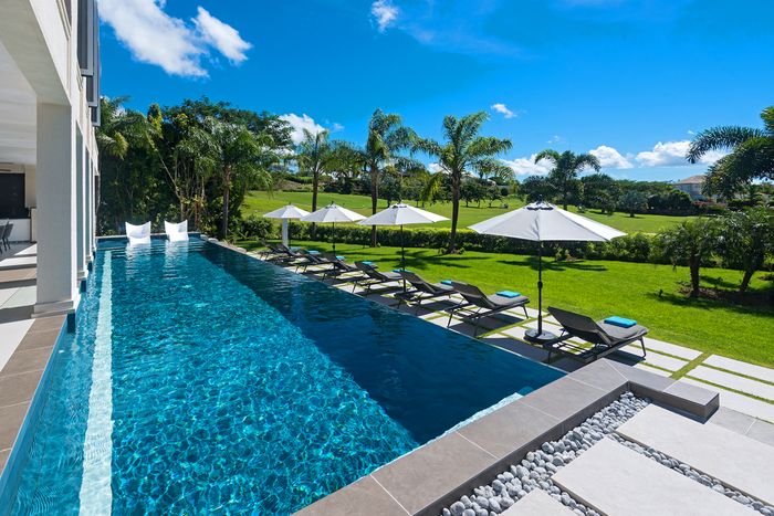 Seaduced Villa is located Royal Westmoreland, on one of the finest golf courses in the Caribbean