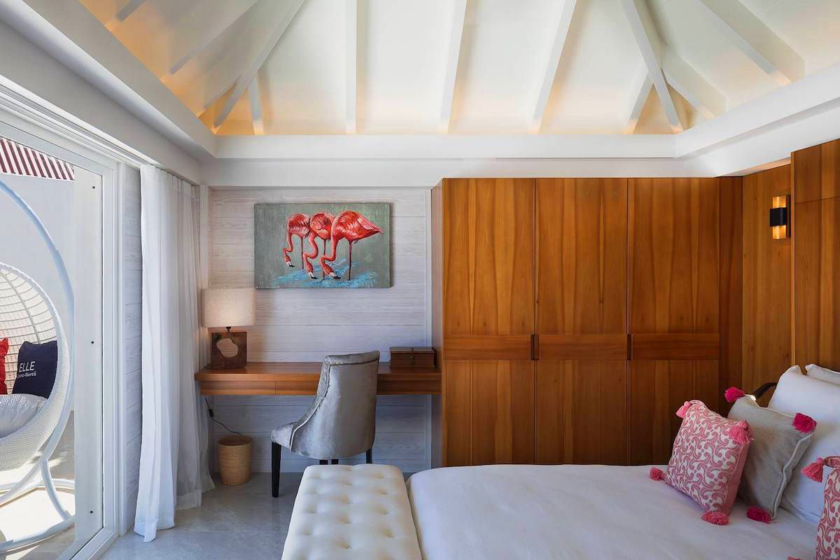Euro king bedroom