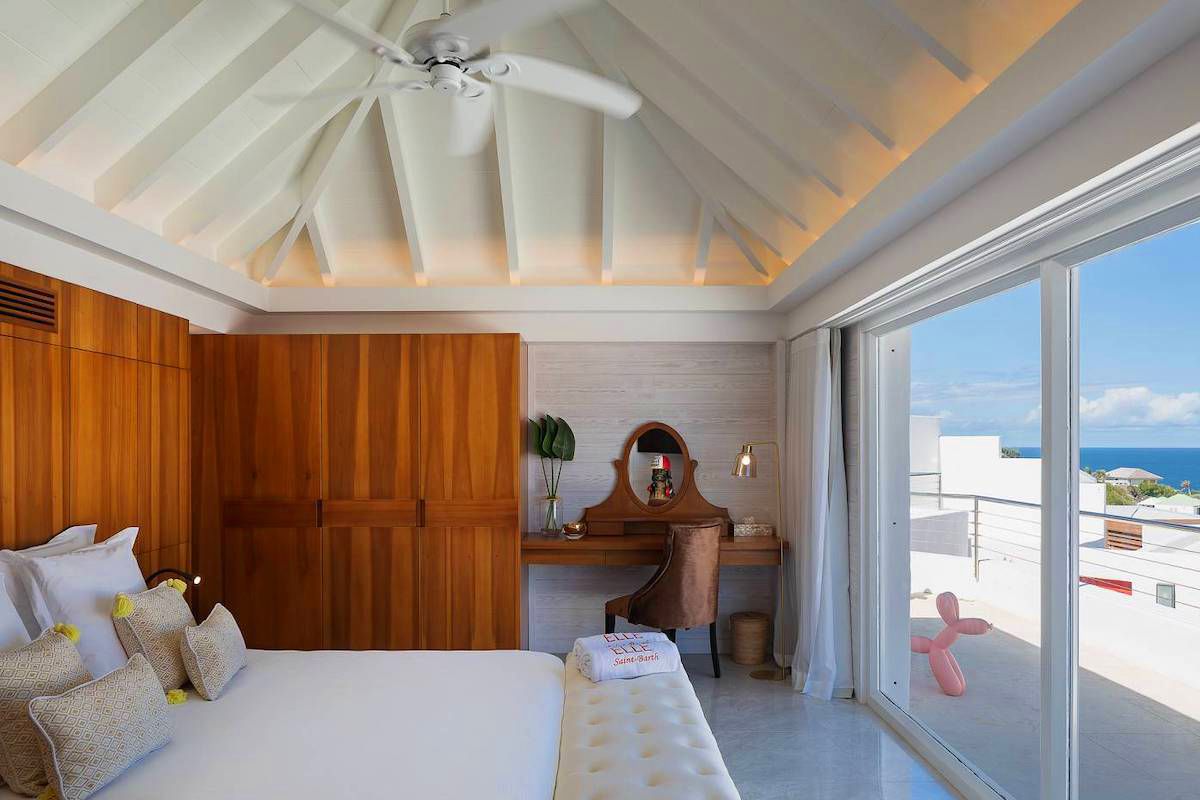 Euro king bedroom