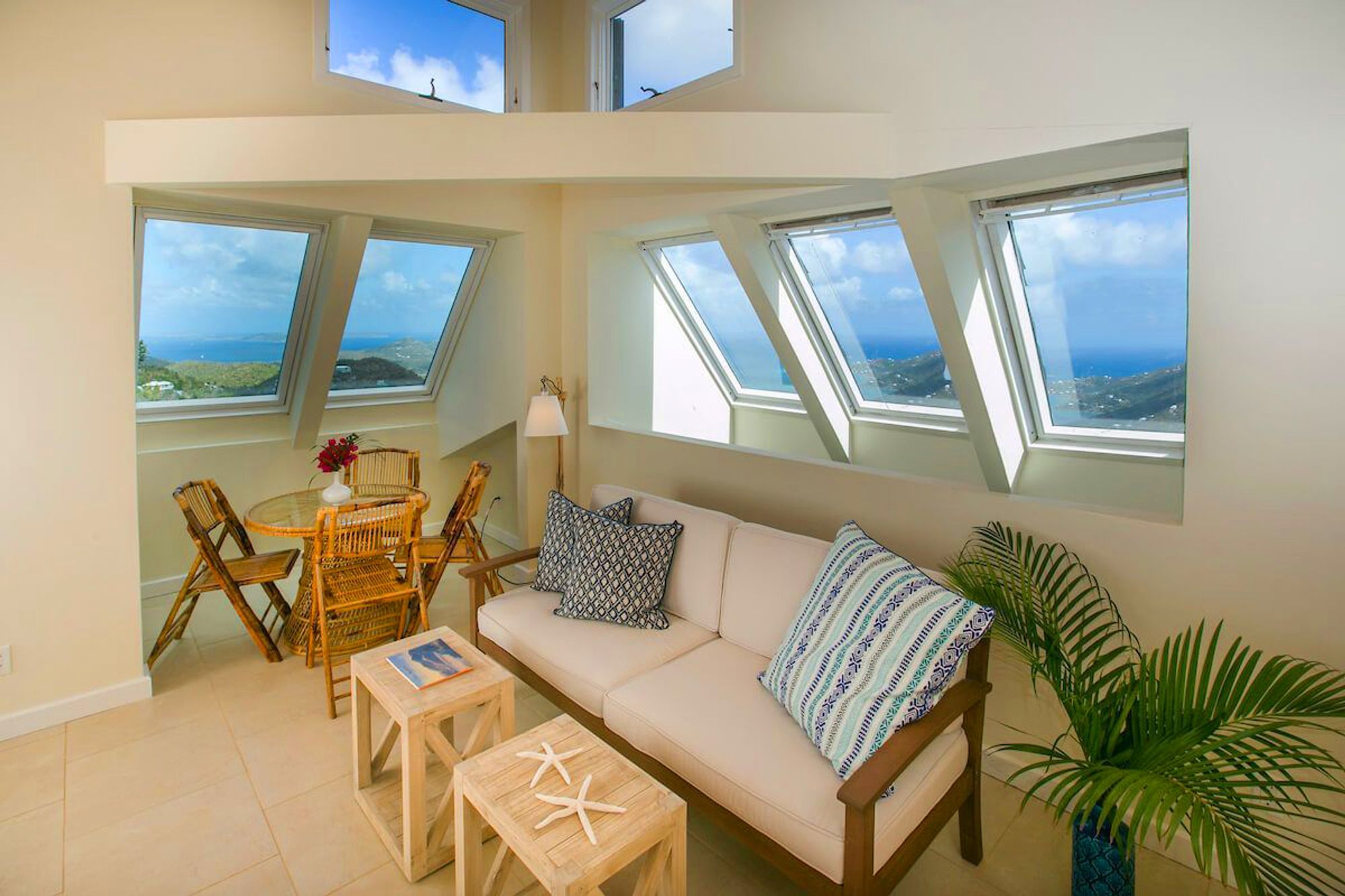 Sitting area in the loft bedroom