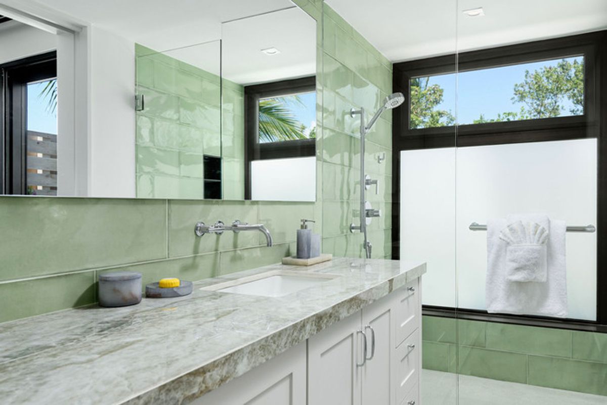 En suite bathroom