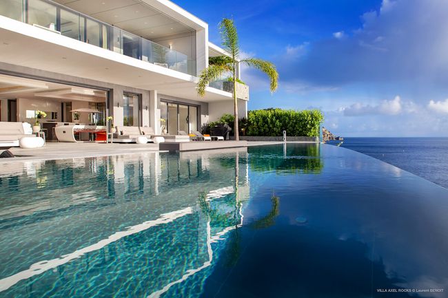 Amazing Caribbean views from Axel Rocks Villa