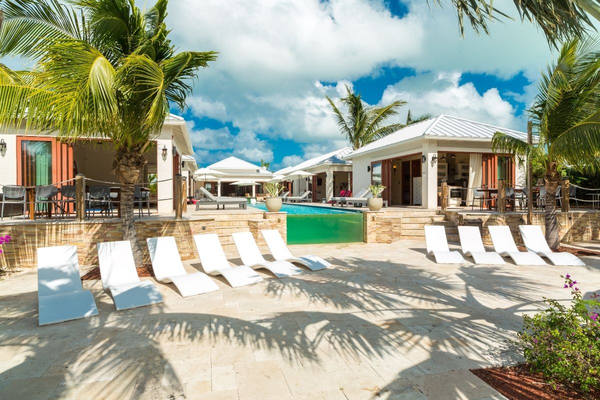 Sandy beach area by the canal