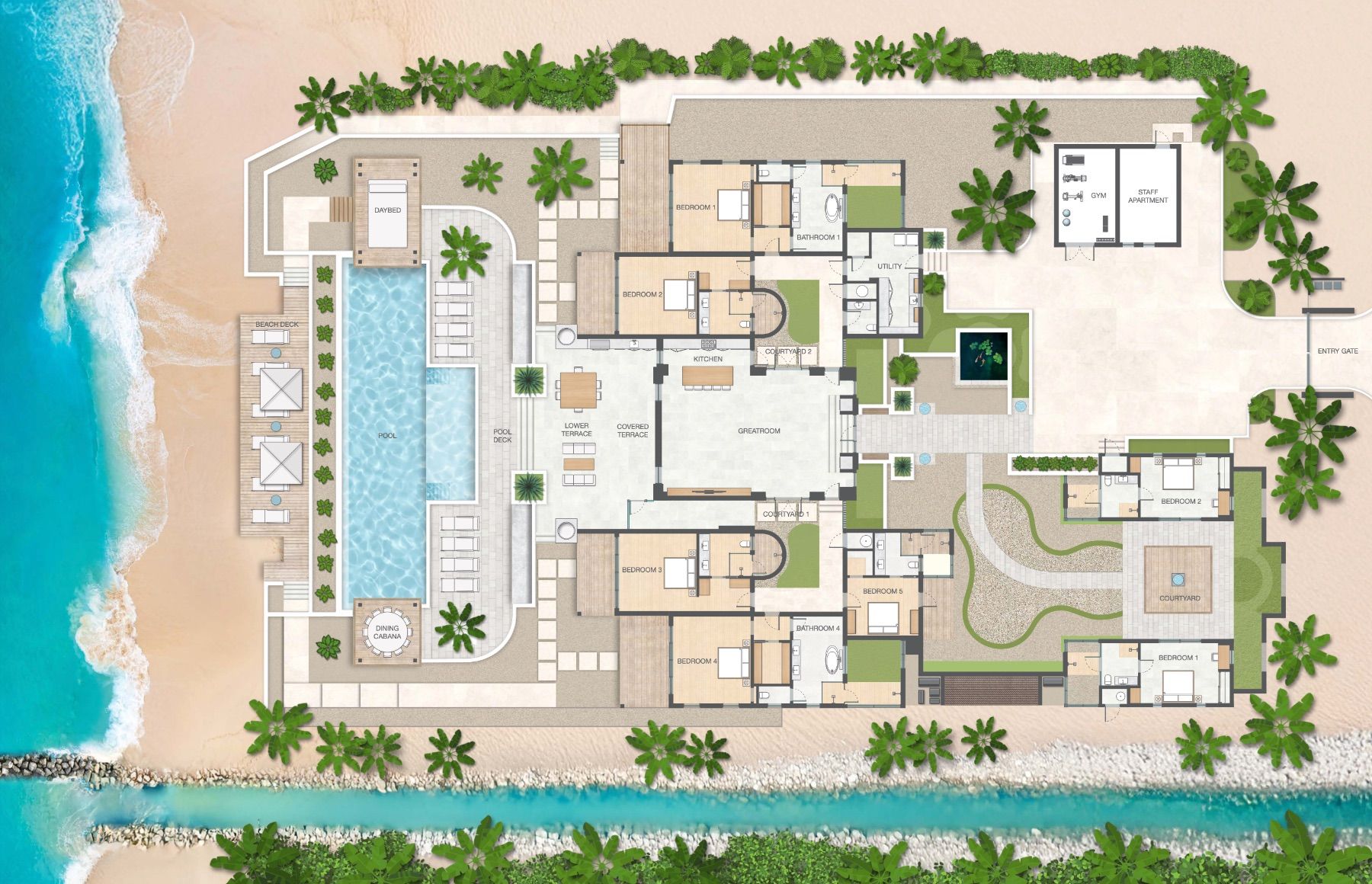 Emerald Bay villa photo.