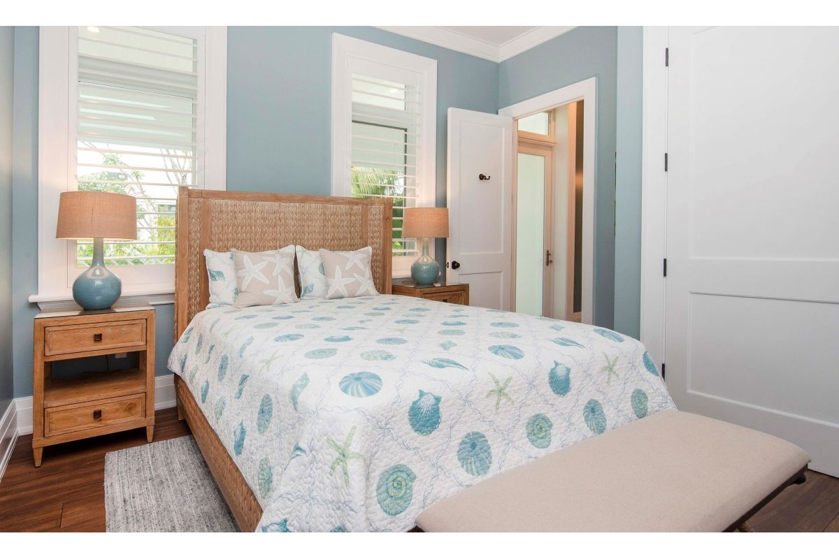 Lower level island queen suite