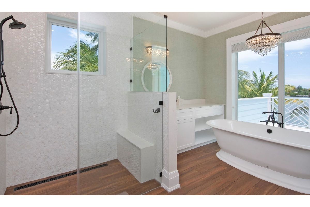 En suite bathroom